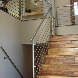 Rampe en acier inoxydable sur mesure, design moderne, balustrade pour villa, hôtel, appartement - Product Image 2