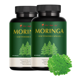 Cápsulas Duras <span class=keywords><strong>de</strong></span> Hoja <span class=keywords><strong>de</strong></span> Moringa, Extracto 20:1 - Suplemento para la <span class=keywords><strong>Defensa</strong></span> Inmunológica y la Vitalidad, Certificado GMP, OEM Disponible - Product Image 4