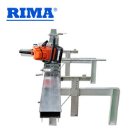 Pour RIMA 4.7 m scierie à bois tronçonneuse nouvelle conception de fraisage horizontale avec support en acier solide pour la coupe de bois scie à bûches bande de bûches