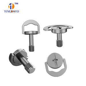 TENGDAFEI Quick Release <b>Screws</b> M6 M8 M10 Phillips <b>Head</b> Titanium Alloy Selfie Stick Monitor Base Fasteners - Product Image 1