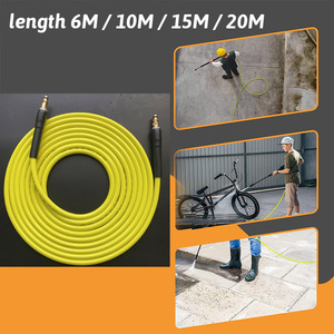 High Pressure Cleaning Machine Accessories, Water Outlet <b>Pipe</b> Extension <b>Pipe</b>, Compatible With Explosion-Proof Pvc <b>Hose</b> - Product Image 6