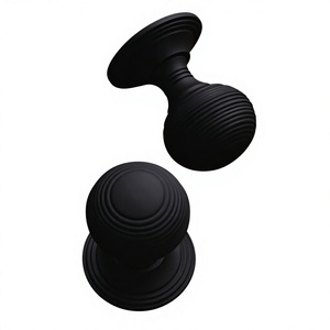Poignée de porte en métal de style nordique avec finition noire pour les portes, fenêtres, portails et armoires de la maison et des hôtels, outils de quincaillerie - Product Image 1