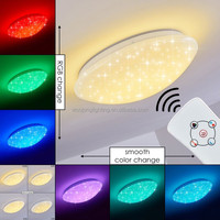 Plafonnier LED moderne allemand 18W, 1200 lumens, effet ciel étoilé, température de couleur 3000K, éclairage d'ambiance, vente chaude