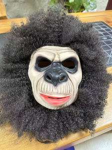Vendita all'ingrosso <span class=keywords><strong>Gorilla</strong></span> scimpanzé <span class=keywords><strong>maschera</strong></span> <span class=keywords><strong>maschera</strong></span> di scimmia Singe Costume animale Cosplay Party Prop per maschere di carnevale in <span class=keywords><strong>maschera</strong></span> - Product Image 4
