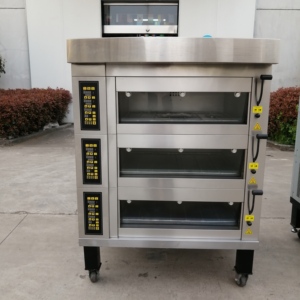 Horno de cubierta comercial Precio competitivo Maquinaria de panadería industrial Pizza Pan Pastel Horno de cubierta de vapor para restaurantes Tiendas de alimentos - Product Image 6