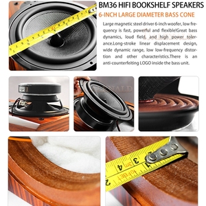 Loa Balenald BM36 chất lượng cao, loa HiFi, loa <span class=keywords><strong>bookshelf</strong></span> thụ động cấp audiophile - Product Image 5