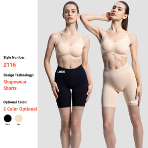 Củ<span class=keywords><strong>a</strong></span> phụ nữ cộng với kích thước eo huấn luyện viên quần short liền mạch hip hiệu ứng Shaper panty ngắn tùy chỉnh Shapewear - Product Image 3