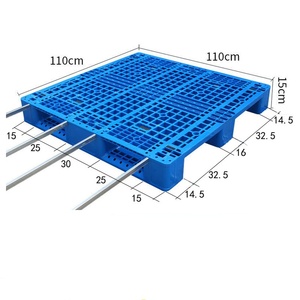 סיטונאי 3 רץ hdpe אירו מזרן פלסטיק, כיתה מזון צד אחד עם מתכת מחוזק - Product Image 5