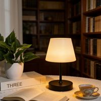 Lampe d'ambiance vintage haut de gamme en fer forgé, rechargeable, à commande tactile, personnalisable, best-seller