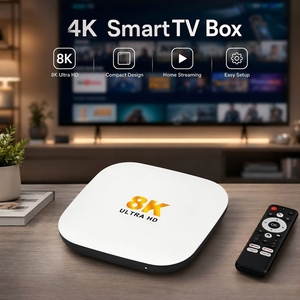 Boîtier TV <span class=keywords><strong>Android</strong></span> Hutron personnalisable OEM ODM STB, processeur Quad Core, streaming 4K, Wi-Fi double bande, version globale - Product Image 1