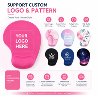 Tapis de souris personnalisé avec logo promotionnel, sublimation, tapis de bureau vierge en caoutchouc, vente en gros, impression PVC, repose-poignet en EVA