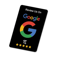 Custom Printing NFC 213/215/216 Review Tap Card Smart RFID Sticker Tag for Facebook TIKTOK Google Review Social Media