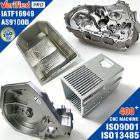 Pièce en aluminium usinée CNC sur mesure de haute précision, pièce moteur en aluminium usinée 5 axes, boîtier de dissipateur thermique pour prototypage automobile/aérospatial
