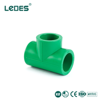 Fabricants de tuyaux PPR directs d'usine, certifiés NSF, raccords en T PPR vert/orange, accessoires de tuyauterie PPR à 3 voies, raccords d'alimentation en eau
