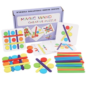 Juguetes de Madera para el Desarrollo del Pensamiento Lógico de Konig Kids, Juguetes Educativos Montessori, Juguetes Educativos para Niños, Rompecabezas - Product Image 2