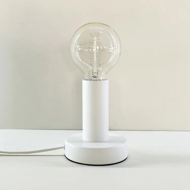 Lampe De Mesa Exterieur Pequena Leitura Clássico Branco Led Table Lamp 9W