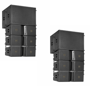Professional KUSHEN LA-2012 Dual 12" Plywood Linear <strong>Array</strong> Full Range 8 Ohm Durable Speaker System for Stage &amp; Hanging Use - Product Image 1