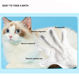 Gants de nettoyage humides <span class=keywords><strong>pour</strong></span> animaux, lingettes nettoyantes, personnalisées, de marque, <span class=keywords><strong>pour</strong></span> chiens et chats, unités - Product Image 6