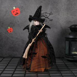 <b>Life</b>-<b>Size</b> Cloth Witch <b>Doll</b> Halloween Decorations Ghost Festival Desktop Ornament for Graduation and Valentine's Day - Product Image 2