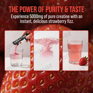 Amaz OEM 30 portions de créatine en poudre effervescente en sachet, 5000 mg de créatine monohydrate pour la récupération après l'entraînement en salle de sport - Product Image 3