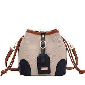 Bolso de mano estilo hobo para mujer de piel auténtica tejida de alta calidad y con punto de cruz estilo vintage suave bolso - Product Image 1