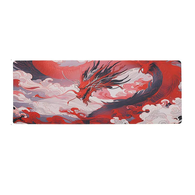 Custom Anime Large Rubber Gaming Mouse Pad with Wrist Rest Water Resistant XXL Size Black for Office & Home Use