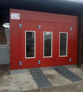 Elettrico/Diesel/Gas riscaldamento auto cabina di verniciatura 7m/8m/9m m di dimensioni lunghe auto sala vernice acqua forno di cottura per auto pittura e asciugatura - Product Image 3