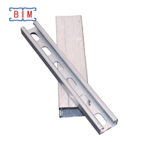 Profilé en C en acier au carbone P3300 conforme à la norme ASTM, 1-5/8 x 13/16 pouces (41x21x2,5 mm), électrogalvanisé, avec services de découpe et de pliage