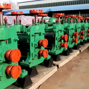 Mini small rebar manual production line Reinforced bar hot rolling mill steel wire making machine production line of iron rebar