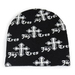 Hk34 Acryl Jacquard Winter Pullover Beanie Met Custom Logo Warme Sport Ski Hoed Ademend Breien Reisaccessoire - Product Image 2