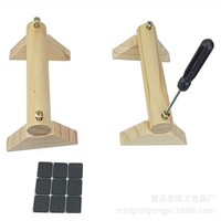 Barres parallèles en bois pour pompes, en pin, durables, équipement de fitness extérieur, utilisation universelle