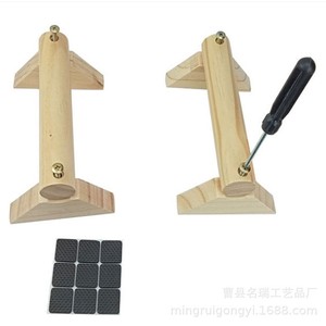 Barras Paralelas de Madera para Flexiones, Material de Pino, Equipo de Fitness Resistente para Exteriores, Uso Universal - Product Image 2