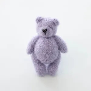 Fait à la main tricoté ours en peluche poupées photographie jouet Mohair mignon Crochet Animal Image <span class=keywords><strong>poupée</strong></span> Studio Photo tir accessoires accessoires - Product Image 6