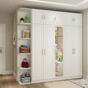 Armario independiente moderno de lujo italiano <span class=keywords><strong>Buran</strong></span> con tocador integrado |   Combinación de Dormitorio de Gran Capacidad que Ahorra Espacio - Product Image 3