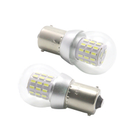 Ampoule LED BAY15D 1157 P21/5W 12V-24V universelle en aluminium pour feux de freinage et de position pour camion, bus, moto, prête à être expédiée
