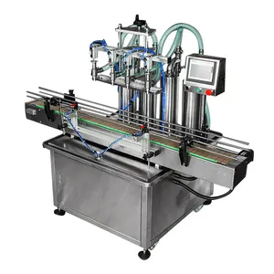RJ-1000QG Model Factory Price Automatic Liquid Cream Piston Filling Machine For Honey Oil Shampoo Paste Sauce