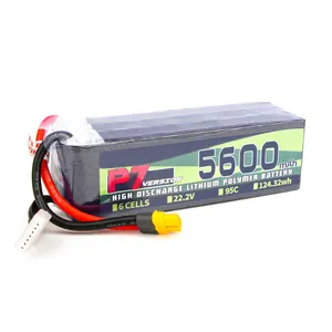 Hot Sale Drone Battery 6S 5600mAh 95C 22.2V UAV Batteries With XT60/XT90-H Plug For RC Drone Quadcopter Airplane Helicopter