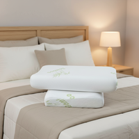 Oreiller en latex au design moderne, oreiller en mousse à mémoire de forme en latex, utilisation hôtelière, garantie 10 ans, soutien du cou, oreiller pour dormir, anti-acariens