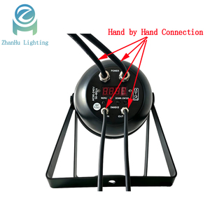 Luminosité élevée, zoom 15-50x °   Projecteur LED COB Zoom 200W Blanc Chaud 2-en-1 Par64 pour Scène, Mariage, <span class=keywords><strong>Bar</strong></span> - Product Image 3