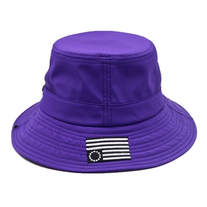 High Quality <b>Womens</b> Breathable Foldable Embroidered Sunshade <b>Bucket</b> <b>Hats</b> Custom Purple <b>Bucket</b> <b>Hat</b> with String - Product Image 1