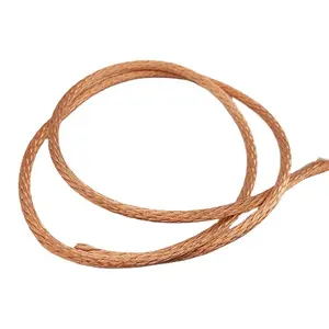 Cable trenzado de cobre/cable trenzado de calibre 16 cable trenzado de cobre 120mm2 cable de cobre trenzado