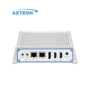 2 Lan 4 USB 2 COM DDR4 Linux Window Dual Nic Industrial Compact Embedded Box PC Small Cheap J1900 Mini Pc