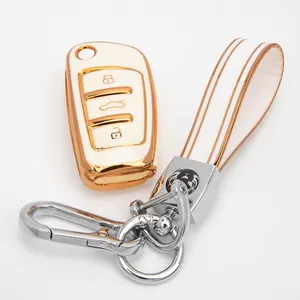 奥迪A3/Q3/Q2L TPU钥匙盖钥匙链批发保护罩TPU汽车钥匙保护罩