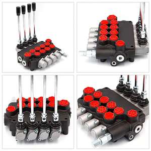 Vannes de commande directionnelles sectionnelles hydrauliques manuelles Hansen P80 avec 1 an de garantie pour les camions à benne basculante - Product Image 4