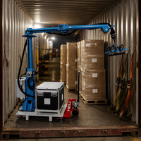 Grue mobile industrielle à batterie avec ventouse de levage de tubes, capacité 50 kg, pompe électrique, ventouse de chargement de conteneurs, manuelle, personnalisée, CE