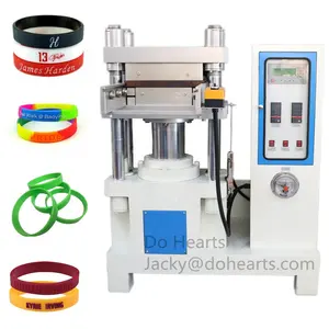 Machine de moulage par compression de bracelet en caoutchouc, silicone solide, prix bon marché, 5 pièces