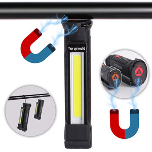 USB充電式COB LEDワークライト1000ルーメングリーン懐中電灯ハンギングフック付き磁気修理トーチポータブル3.7Vトーチ - Product Image 4