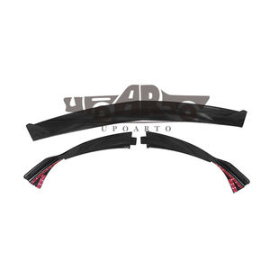 Paraurti anteriore labbro diffusore Splitter nero lucido paraurti anteriore labbro labbro anteriore labbro per Mercedes BenZ A-Class A200 berlina <span class=keywords><strong>2019</strong></span> - Product Image 3