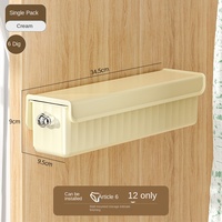 Vente en gros de boîte de rangement pliable pour placard, penderie murale en plastique, support de rangement pour chambre à coucher, chaussettes, outils de cuisine
