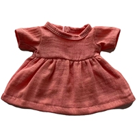 Robe en mousseline/coton crêpe pour poupée, convient aux poupées de 34 cm, 38 cm, 48 cm, robe pour poupée fille
